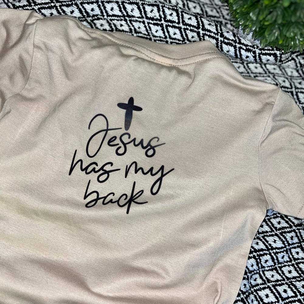 4T Jesus Has My Back Tee